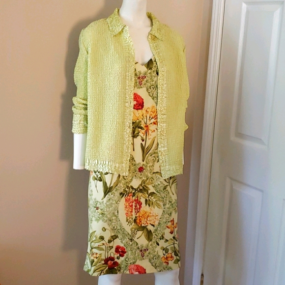 Talbott fully lined summer dress with free blazer - Picture 2 of 14